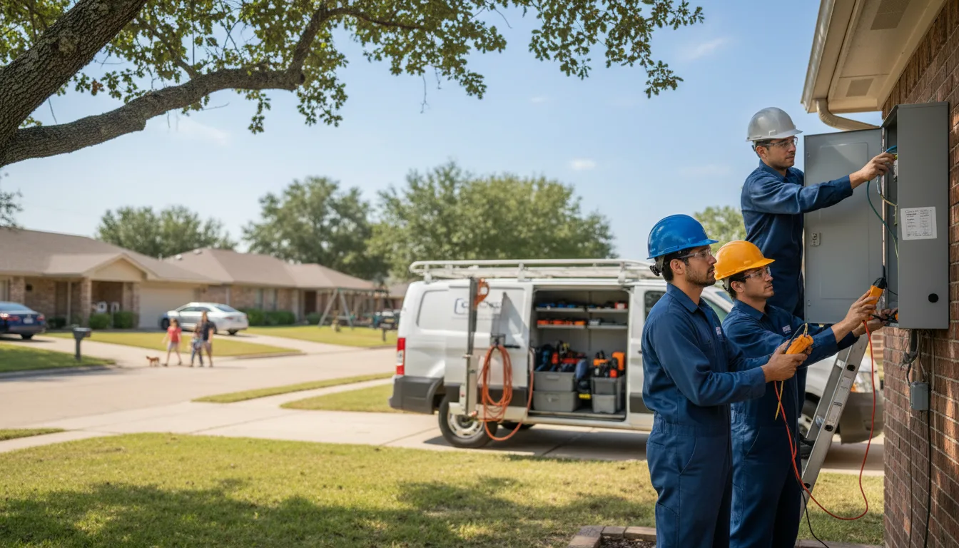 Certified electrician providing emergency electrical services in Richland Center, WI